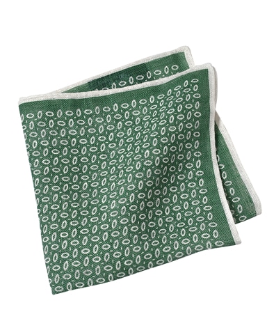 リネンポケットチーフ/Made in Italy