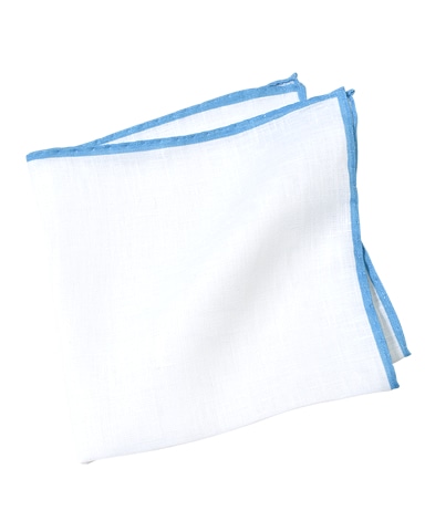 リネンポケットチーフ/Made in Italy