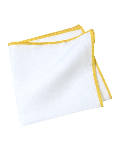 リネンポケットチーフ/Made in Italy