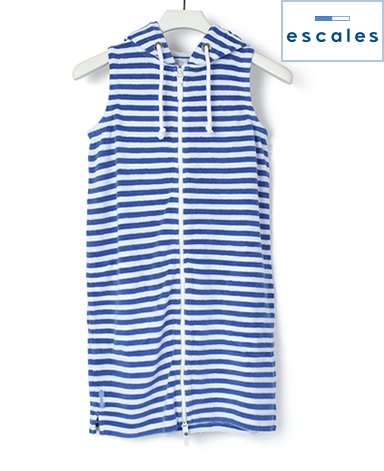 ESCALES/フード付きチュニック