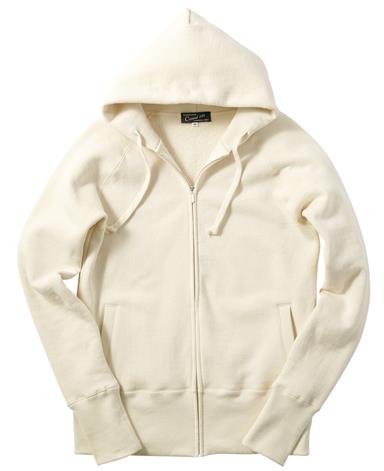 吊り編みパーカー