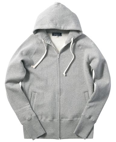 吊り編みパーカー