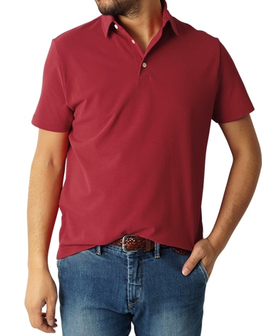 強撚半袖ポロシャツ/ICE TWIST