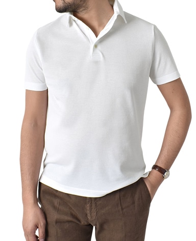 強撚半袖ポロシャツ