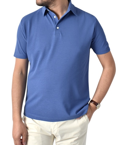 強撚半袖ポロシャツ