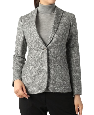 ニットジャケット/圧縮ニット