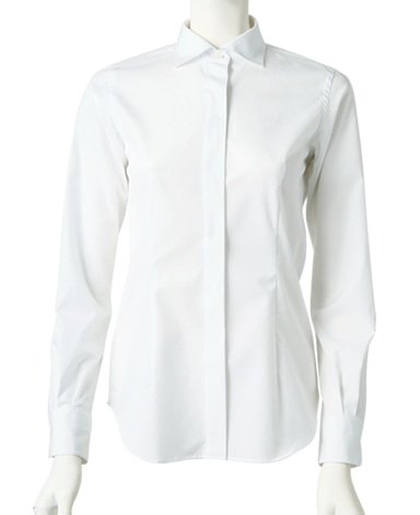 スリムシャツ/ブロード