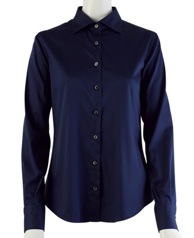 スリムベーシックシャツ/ストレッチ