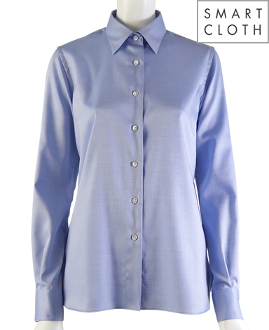 スリムベーシックシャツ/ヘリンボーン