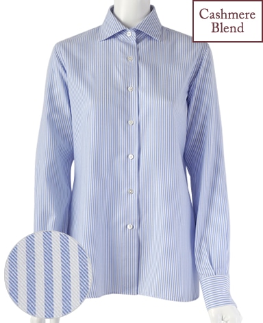 スタンダードシャツ/カシミヤブレンド