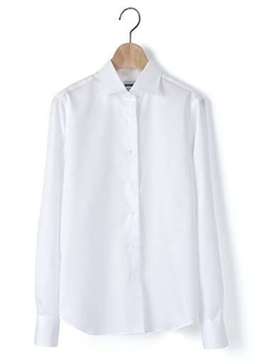 マンハッタンクラシックシャツ/コットンサテン