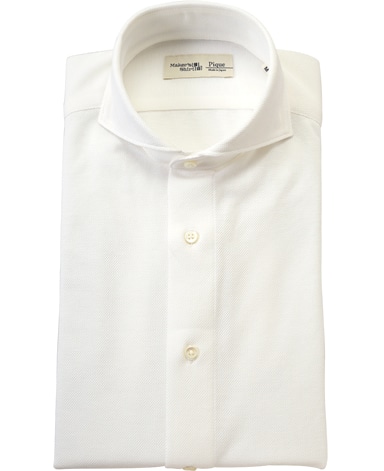 綿麻ピケシャツ/カノコニット