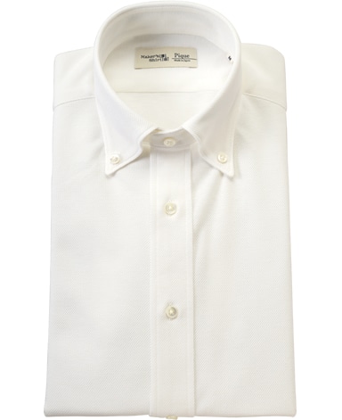 綿麻ピケシャツ/カノコニット