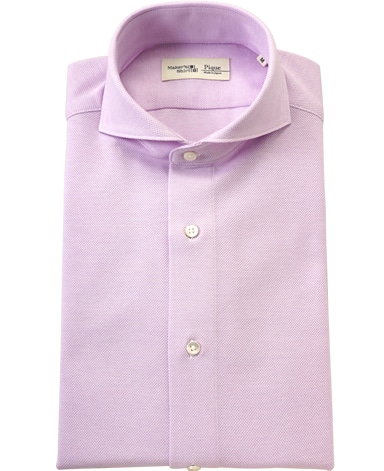 綿麻ピケシャツ/カノコニット