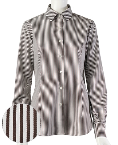 スリムシャツ/サテン