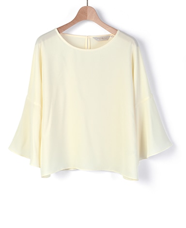 ブラウス/ダブルサテン