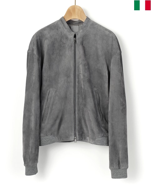 スエードブルゾン