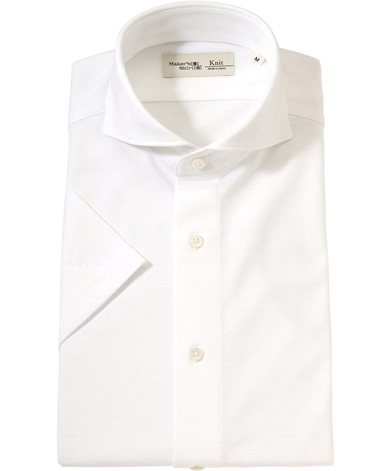 半袖ニットシャツ