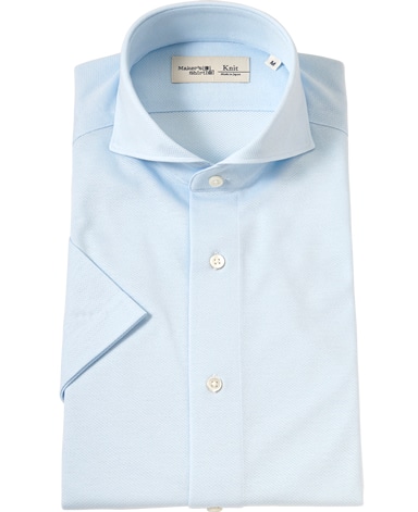 半袖ニットシャツ