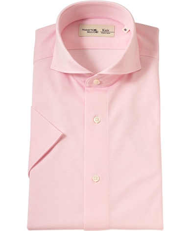 半袖ニットシャツ