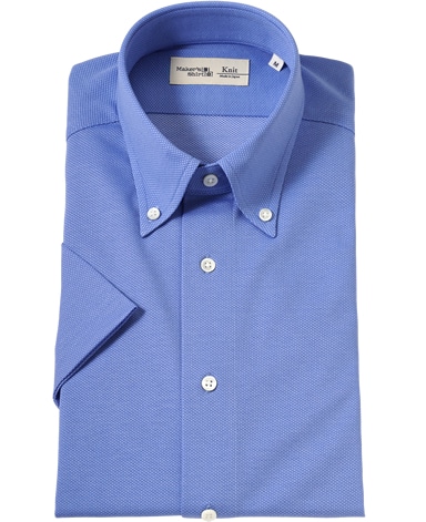 半袖ニットシャツ