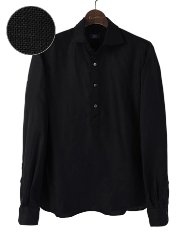 カプリシャツ/リネンプルオーバー