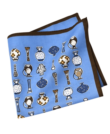 コットンリネンポケットチーフ