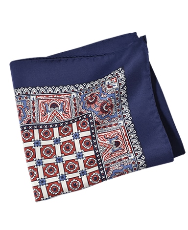 シルクポケットチーフ/Made in Italy