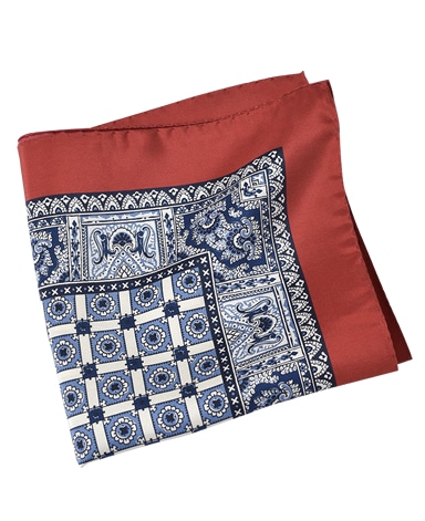 シルクポケットチーフ/Made in Italy