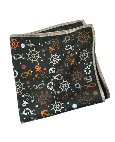 シルクポケットチーフ/Made in Italy