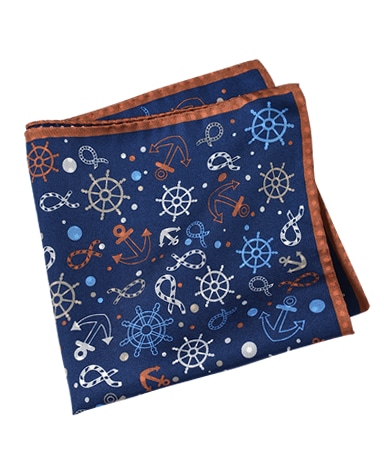 シルクポケットチーフ/Made in Italy