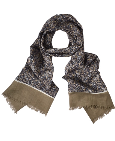 コットンリネンストール/イタリア製