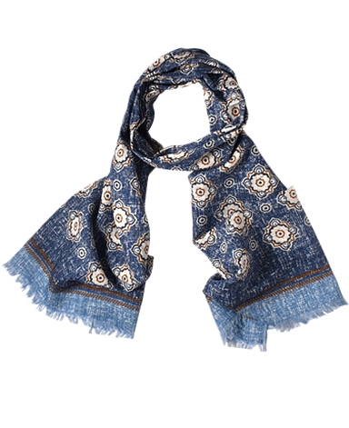 コットンリネンストール/イタリア製