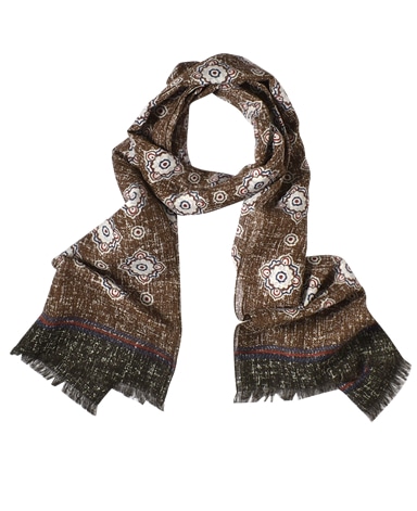 コットンリネンストール/イタリア製