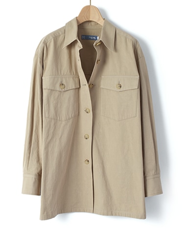 シャツジャケット/キャバジン