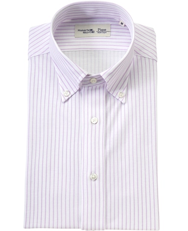 プリントピケシャツ