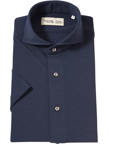 半袖強撚ピケシャツ/ICE TWIST【春夏向き】