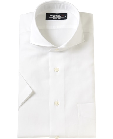 半袖シャツ/綿麻