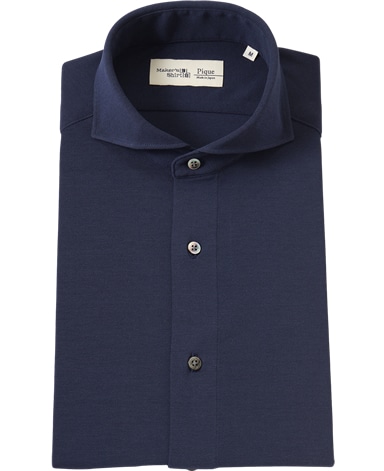 強撚ピケシャツ/ICE TWIST【春夏向き】