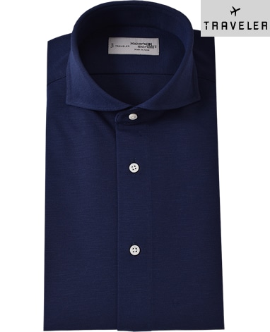 ラミーカノコニットシャツ/TRAVELER