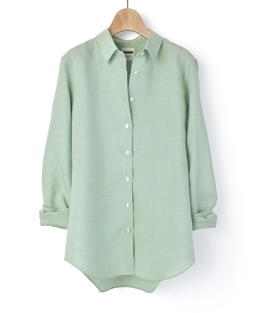 マンハッタンスリム リネンシャツ/TRAVELER