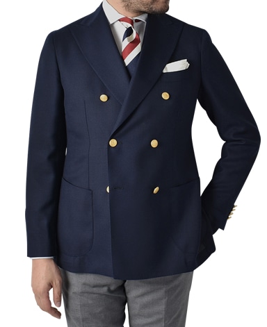 イタリアンダブルジャケット/（金ボタン）