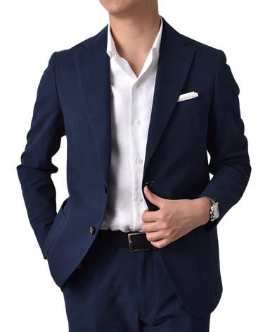 イタリアンシアサッカージャケット/セットアップ