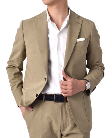 イタリアンシアサッカージャケット/セットアップ