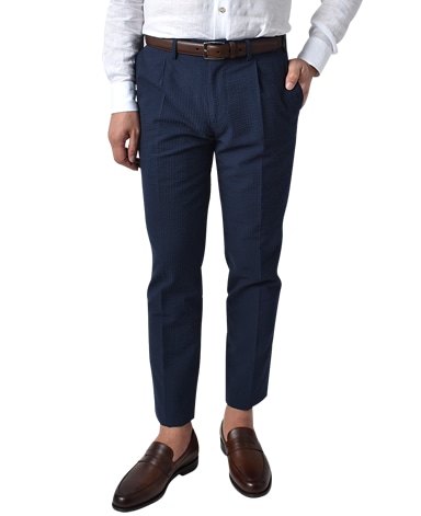 イタリアンシアサッカーパンツ/セットアップ