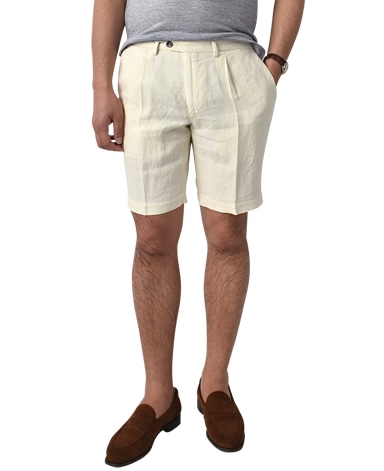 リネンショートパンツ