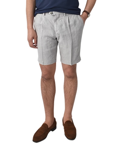 リネンショートパンツ