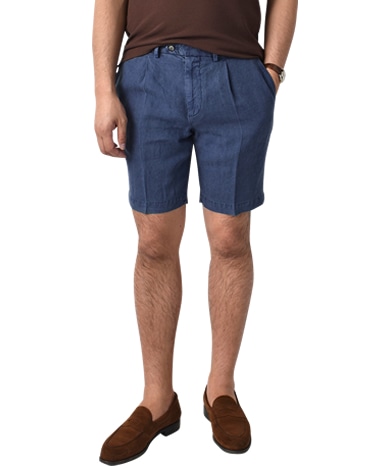 リネンショートパンツ