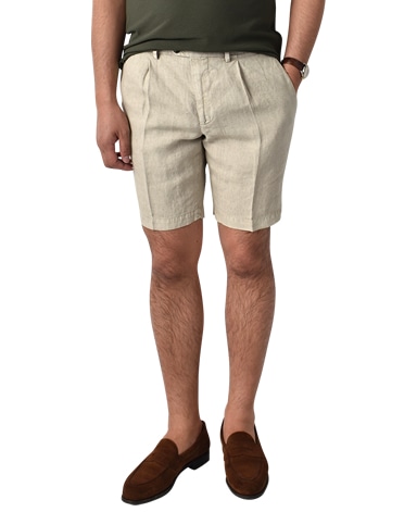 リネンショートパンツ