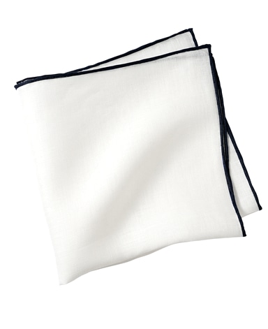 リネンポケットチーフ/Made in Japan